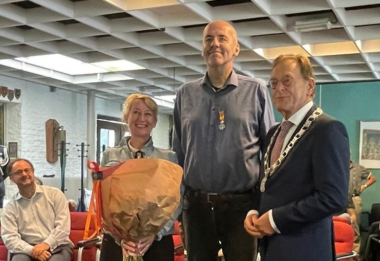 Bert Keers ontving de onderscheiding tijdens het 30-jarig jubileum van Vereniging Studiekring Ridderorden en Onderscheidingen.